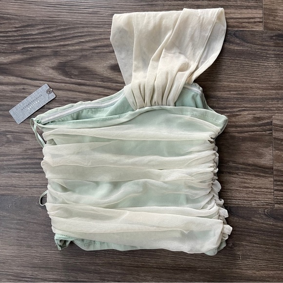 Maeve Anthropologie Tulle Bow Cropped Top - Picture 6 of 9